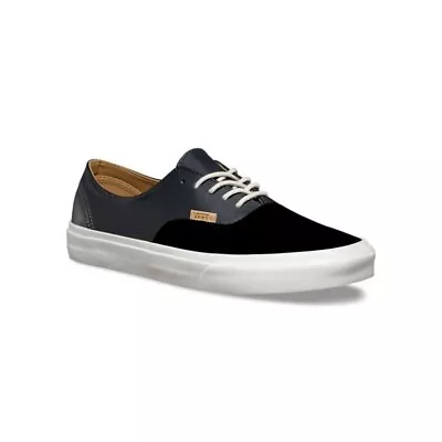 Vans Shoes Authentic Decon Pig Suede / Leather Black  Skate Skateboard Casual • $71.16