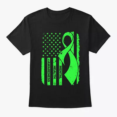 Mental Health Awareness T-Shirt Made In The USA Size S To 5XL • $21.59