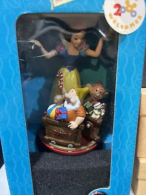 Disney Snow White Dwarfs Mr. Christmas Twirling Table Top Piece Or Tree Top New • $28