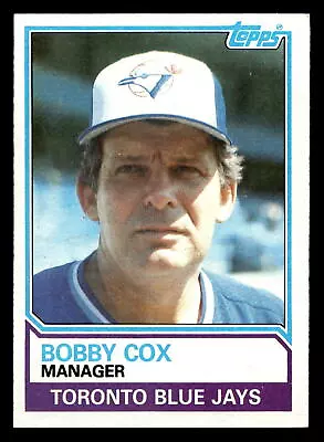 1983 Topps #606 Bobby Cox Toronto Blue Jays • $1.12