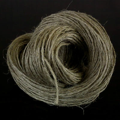 £3.99 • Buy 50 Metre UNWAXED LINEN TWINE  STRING FLAX CORD SHABBY CHIC VINTAGE RUSTIC THREAD