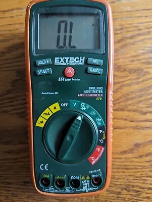 Extech EX470 True RMS Multimeter Infrared Thermometer Bundle W/leads • $29.80