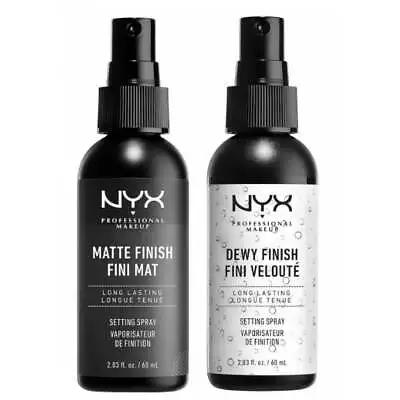 NYX Long Lasting Setting Spray - Travel Size 18ml - Choose Your Finish • £6.99