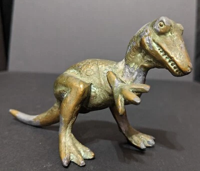 $5 • Buy Vintage SRG Brass / Bronze T Rex Dinosaur SRG 1950's - 5.25  Long