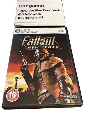 Fallout 3 New Vegas For PC DVD Complete With Manual RPG Region Free UK Release • $14