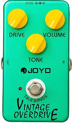 JOYO JF-01 Vintage Overdrive Guitar Effect Pedal • $31.96