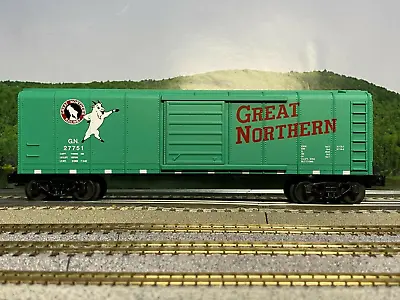 O Scale - MTH RailKing 30-7419 Great Northern Rounded Roof Boxcar GN 27751 O5784 • $39.99