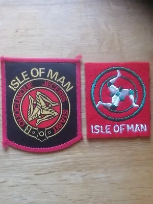 Isle Of Man Cloth Patch Badge X 2  • £10