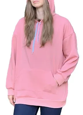 $14.99 • Buy Women's Long Sleeve Hoodie Plain Pullover Sweatshirt Winter Fall Warm Top Fleece