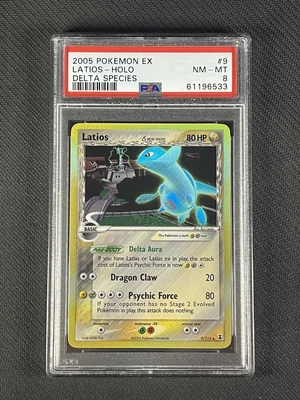 $12.50 • Buy Pokemon Card PSA 8 NM-MT Latios Delta Species EX Holo Ultra Rare 2005 9/113