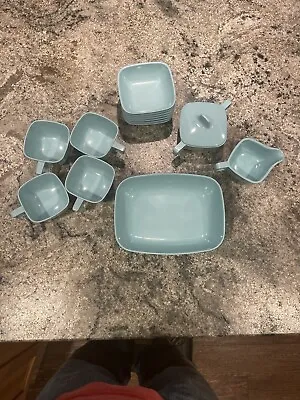 Brookpark Melmac Melamine Turquoise Lot - 14 Pieces • $34.95