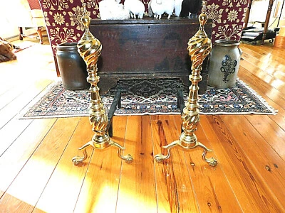$393.75 • Buy Va Metalcrafters Historic Charleston Ansonborough Brass Andirons