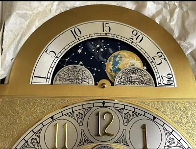 Vintage New Grandfather Moon & Stars Clock Face Randall/Western Germany • $55