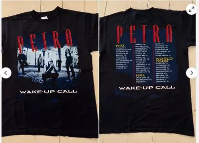 PETRA Musical Group T-Shirt Vintage Best Petra Wake-up Call 1993 1994 Album Tou • $18.99