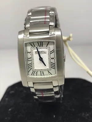 Ebel Brasillia Stainless Steel Silver Dial Ladies Watch 1216033 Brand New • £696.06