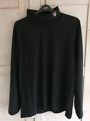£40 • Buy Fila 19th Roll Neck Long Sleeve T-Shirt Black 3XL New With Tags. Borg