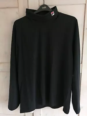 £40 • Buy Fila 19th Roll Neck Long Sleeve T-Shirt Black 3XL New With Tags. Borg