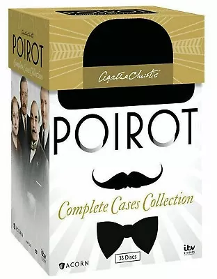 Agatha Christies Poirot: Complete Series Collection (DVD 2014 33-Disc Set) • $37.39