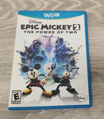 Disney Epic Mickey 2 The Power Of Two Nintendo Wii U Complete Tested Working • $11.99