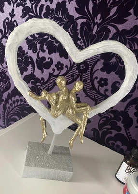 £10 • Buy Next Heart Couple Sculpture Ornament