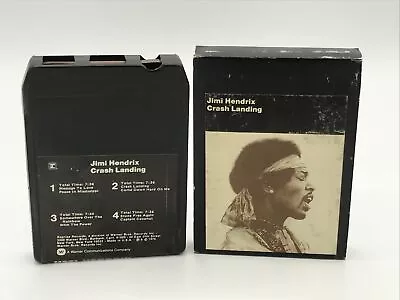 JIMI HENDRIX Crash Landing 8-Track Tape REP M8 2204 1975 • $18.99