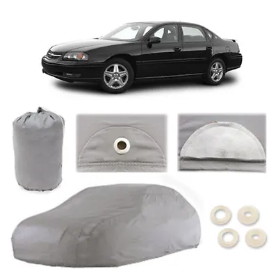 Chevy Impala 4 Layer Car Cover Outdoor Water Proof Rain Snow Sun Dust 7th Gen • $48.95