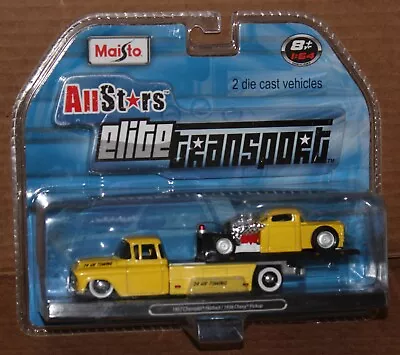 Maisto All Stars Elite Transport 1957 Chevy Flatbed / 1936 Chevy Pickup • $29.95