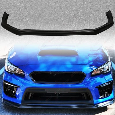 $78.99 • Buy For 15-19 Subaru WRX STI V-Limited Style 3PCS Front Bumper Lip Chin Spoiler