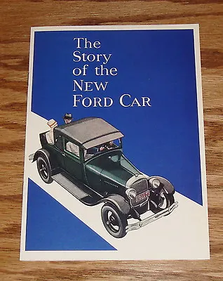 1928 Ford Model A Story Of New Ford Car Sales Brochure 28 Roadster Phaeton • $11.50