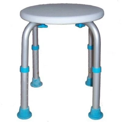 $33.99 • Buy Small & Portable Aluminum Bathtub Round Shower Stool Bathroom Shower Seat Chair