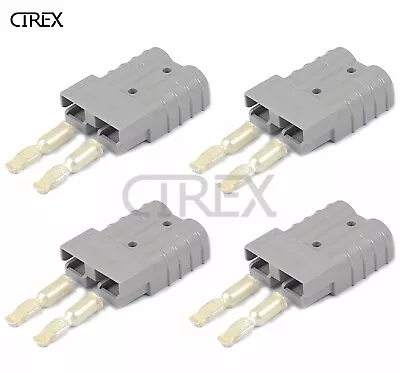 $15.99 • Buy 50A Anderson Plug Connectors DC Power Tool 4WD Caravan Boat Yacht 6AWG 12-24V