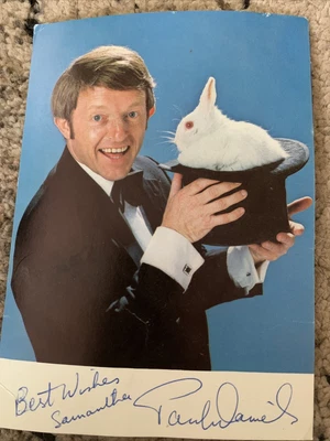 £0.99 • Buy PAUL DANIELS - MAGICIAN- VINTAGE CAST CARD Personally Signed For Me