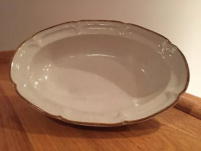 Hearthside Stoneware Baroque 10  Oval Vegetable Bowl Hand Painted Japan ~ NWOB • $19.87