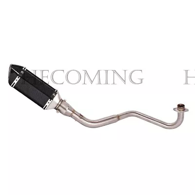 Motorcycle Full Exhaust System Muffler Slip On For Honda Grom Msx 125 2013-2023 • $79.99