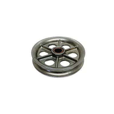 Marine Boat T304 Stainless Steel 5  Sheave Wire Rope Pulley Brass Brushing • $44.99