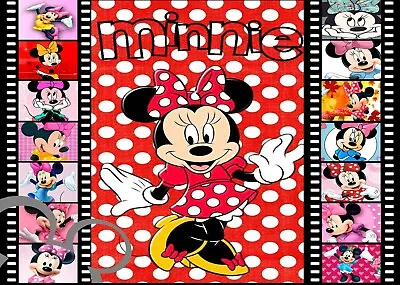 Disney Minnie Mouse Filmstrip A4 Art Print Photo Picture Gift Christmas • £4