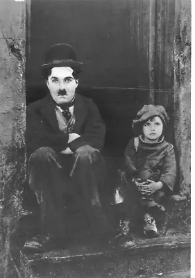 Modern Postcard  Charlie Chaplin The Kid  Unused Good Plus To Very Good • £3.55