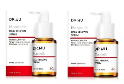 (2 PCS) NEW DR.WU Mandelik Daily Renewal Serum With Mandelic Acid 6% 15ml • $57.50