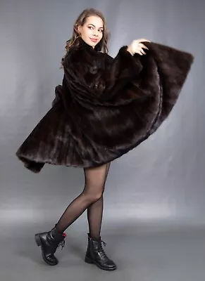 12162 Gorgeous Real Mink Coat Luxury Fur Jacket Beautiful Look Size 2xl • $1