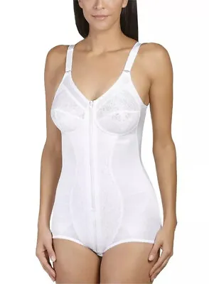 Naturana Corselette Body Suit 83257 Non-wired Cup Size 44D White • £26.99