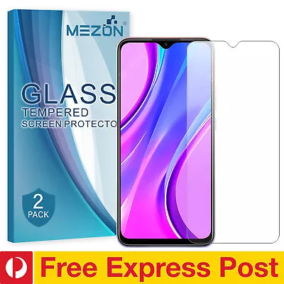 [2 Pack] Xiaomi Redmi 9T Tempered Glass 9H HD Premium Screen Protector By MEZON • $23.99