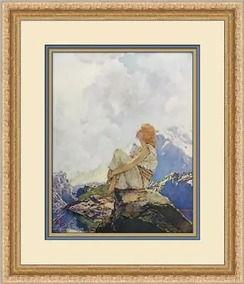 Maxfield Parrish Morning Custom Framed Print  • $95