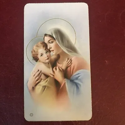 $1.99 • Buy Vintage Catholic Holy Card - Our Lady And Jesus