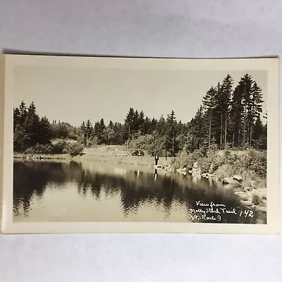 Postcard Vermont Lake View From Molly Stark Trail Route 9 RPPC  • $5.55