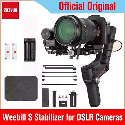 Zhiyun WEEBILL S 3-Axis Camera Handheld Gimbal Stabilizer + 2-Pack 18650 Battery • $484