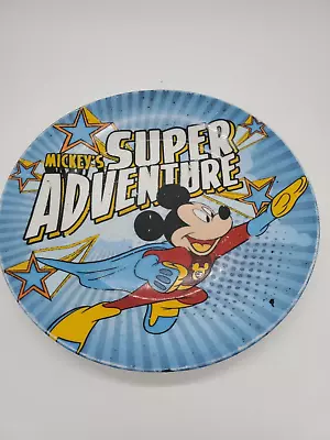 Disney Collectable Plate Mickey's Super Adventure Mouse Superman Dinner • $5.93