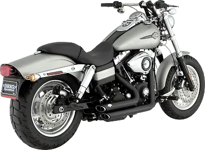 Vance & Hines Black Short Shots Staggered V-Twin Exhaust System 47317 • $899.99