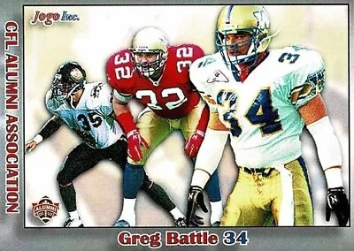 2015 Jogo CFL Alumni Association #163 Greg Battle - Winnipeg - 170 Sets Made • $3.64