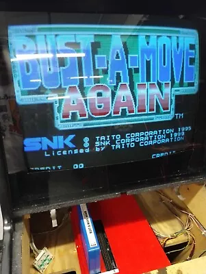 Bust A Move Again MVS Cartridge Marquee Neo Geo Tested Working SNK Arcade Jamma  • $240