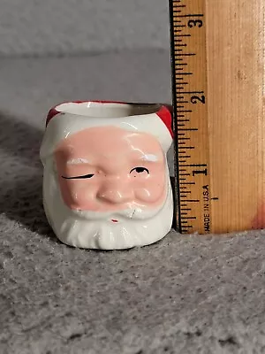 Vintage Miniature Winking Santa Mug • $13.99